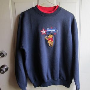 Vintage Disney Winnie The Pooh Embroidered Sweater